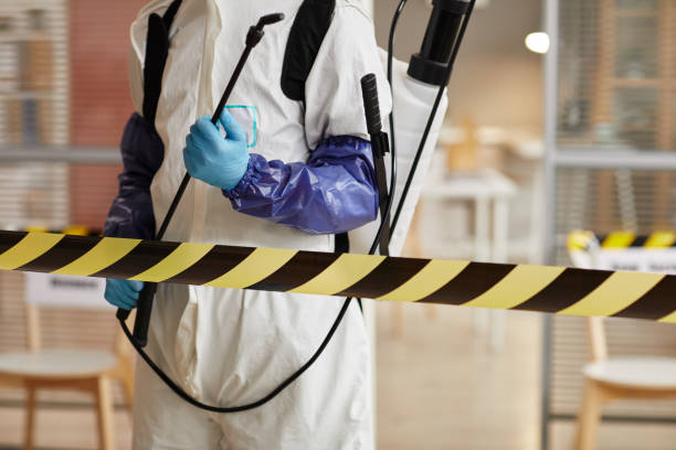 Professional Biohazard Cleanup technician working in South Portland, ME
